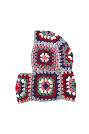 کلاه پشمی طوسی زنانه اکریلیک El örgüsü - کد 855644842