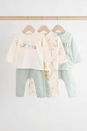 ست بالاتنه و پائین تنه سفید بچه گانه بافتنی Next Baby - کد 855648482