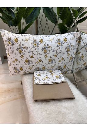 ست ملحفه تکنفره قهوه ای Lastiksiz micoton - کد 855652909