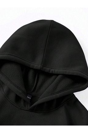 ست گرمکن سایز بزرگ مشکی زنانه پنبه ای EFFRENATU - کد 855662821