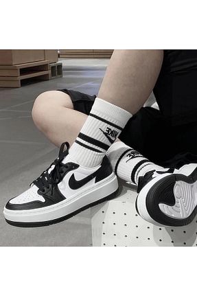 کفش اسنیکر مشکی زنانه چرم اصل Nike - کد 855692443