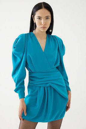 لباس آبی زنانه بافتنی Exquise - کد 761570940