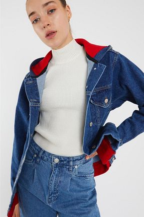 کت قرمز زنانه اورسایز XRAY JEANS - کد 170562610