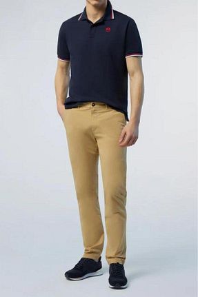شلوار قهوه ای مردانه پنبه - الاستین denimfield - کد 855714831