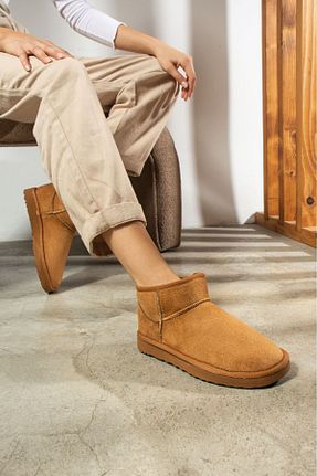 بوت / نیم بوت قهوه ای زنانه جیر Ecru - کد 783363164