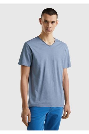 تیشرت طوسی مردانه رگولار United Colors of Benetton - کد 808012834
