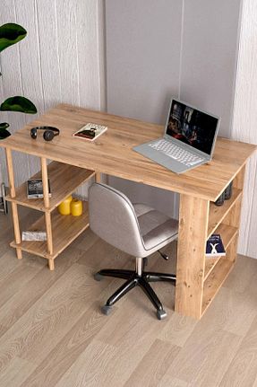میز تحریر قهوه ای 75 سانتی متر interGO - کد 206219363