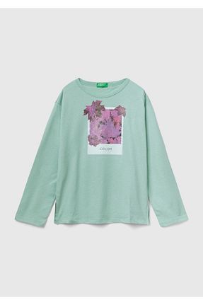 تیشرت سبز بچه گانه رگولار United Colors of Benetton - کد 794783302