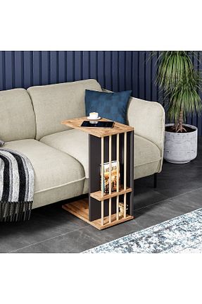 میز عسلی قهوه ای Suntalam interGO - کد 673824678