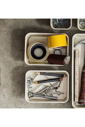 نظم دهنده کمد بژ پلاستیک IKEA - کد 855791817
