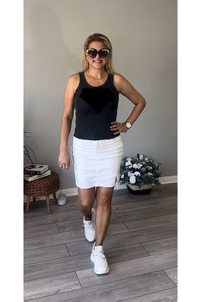 دامن سفید زنانه لیکرا Butik - کد 846977791