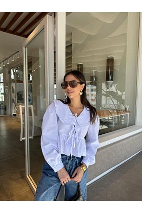 پیراهن سفید زنانه رگولار sinemkivanc co - کد 820279606