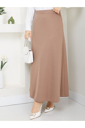 دامن حجاب قهوه ای زنانه Çan Genel Markalar - کد 855873921
