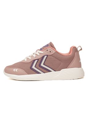 کفش اسنیکر صورتی زنانه بند دار hummel - کد 848458660