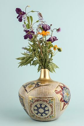 گلدان رنگی سرامیک hmydesign - کد 855614404