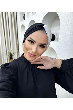 کلاه شنای حجاب مشکی زنانه Sahra Şal Dünyası - کد 855538932
