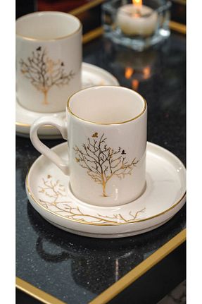 فنجان قهوه سفید 2 نفره Kitchen Life - کد 833173609