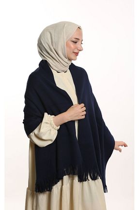 شال سرمه ای زنانه اکریلیک eslem butik - کد 855488523