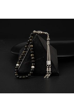تسبیح مشکی سنگ طبیعی OSMANLI DOĞAL TAŞ - کد 660031883