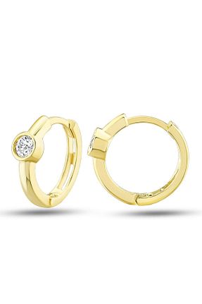 گوشواره طلا زرد زنانه 14 عیار MOOM MÜCEVHERAT - کد 469491250