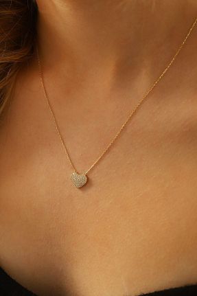 گردنبند طلا زرد زنانه 14 عیار MOOM MÜCEVHERAT - کد 841642987
