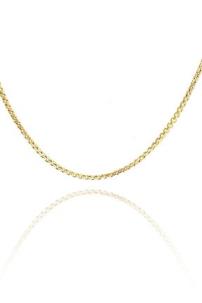 گردنبند طلا زرد زنانه 14 عیار MOOM MÜCEVHERAT - کد 841642826