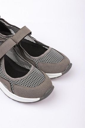 کفش کلاسیک طوسی زنانه پارچه ای layki - کد 732045125
