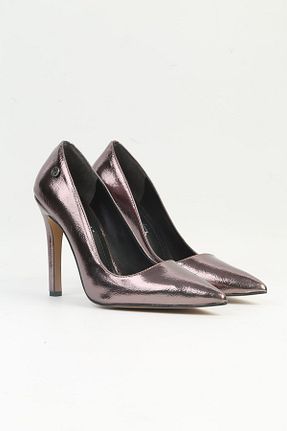 کفش پاشنه بلند کلاسیک زنانه طلا Pierre Cardin - کد 855544394