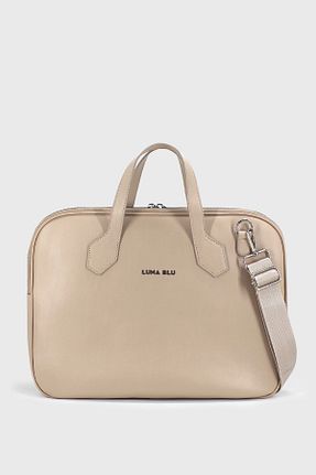 کیف لپ تاپ و مدارک قهوه ای زنانه چرم مصنوعی LUNABLU - کد 813566621