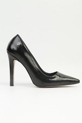 کفش پاشنه بلند کلاسیک قهوه ای زنانه طلا Pierre Cardin - کد 855547392