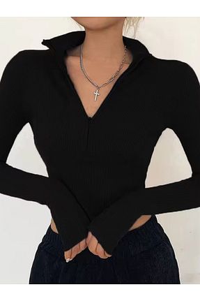 بلوز مشکی زنانه چینی AtegeWear - کد 855547002