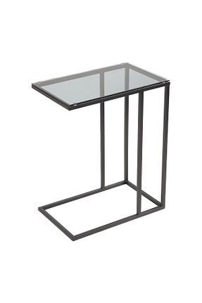 میز عسلی مشکی فلزی thorqart - کد 855082612
