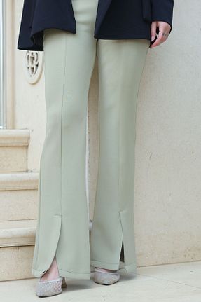 شلوار سبز زنانه بافتنی LOCCO - کد 855559713