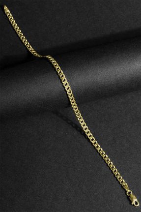دستبند نقره طلائی زنانه 925 عیار anadolusilver - کد 855588466