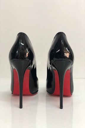 کفش استایلیتو مشکی پاشنه نازک HAYYSHOES - کد 51589009
