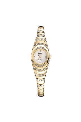 ساعت مچی طلائی زنانه زیر 20 میلی متر Toz Vintage - کد 855609632