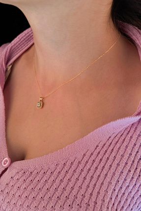 گردنبند طلا زرد زنانه 14 عیار Fiyonk Kuyumculuk - کد 849650670