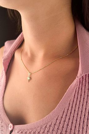 گردنبند طلا زرد زنانه 14 عیار Fiyonk Kuyumculuk - کد 849713041