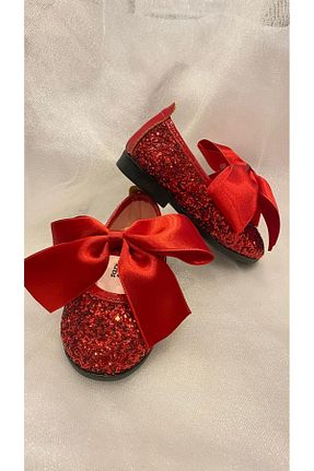 بابت قرمز بچه گانه چرم مصنوعی PATİK BEBE - کد 839921320
