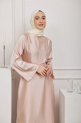 شال بژ زنانه پنبه ای Modakaşmir - کد 757270320