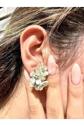 گوشواره جواهر سبز منجق alsaccessories - کد 734083336