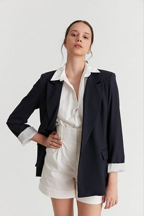 کت مشکی زنانه Fitted Butik - کد 850438543