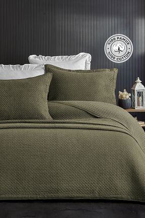 روتختی دونفره سبز پنبه ای Evlen Home Collection - کد 852833624