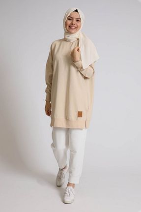 تونیک بژ زنانه بافتنی Soul - کد 855638862