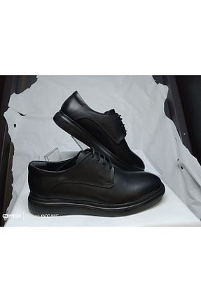 کفش کژوال مشکی مردانه چرم خالص AyakkabıdaMarka - کد 855683022