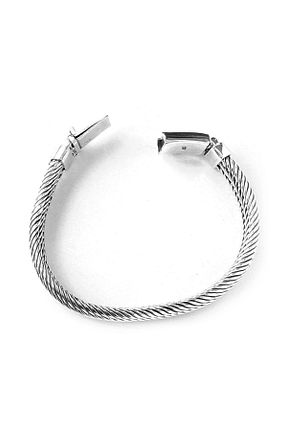 دستبند نقره سفید مردانه 925 عیار Shiny Spectra - کد 841733222