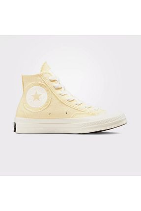 کفش اسنیکر بژ زنانه بند دار Converse - کد 761901814
