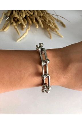 دستبند جواهر زنانه روکش نقره Atelier by Ece - کد 698858475