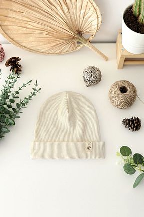 کلاه پشمی نباتی بچه گانه پنبه ای Doğan Collection - کد 852450884