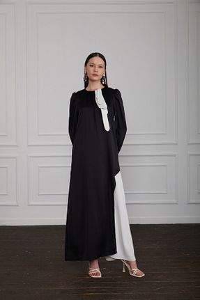 لباس مشکی زنانه بافتنی MAQ DESIGN - کد 855703301